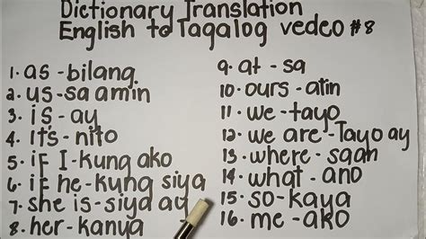 translation from filipino to english|Iba pa.